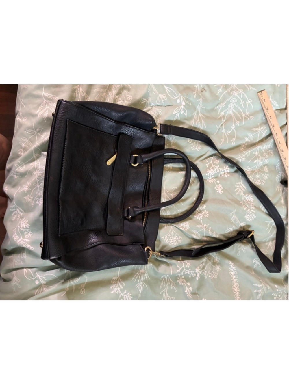 Women's Charming Charlie Black Satchel One Size - Picture 3 of 10